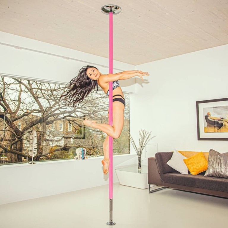 XPOLE Pole dance Xpert NXN powder Coated rose